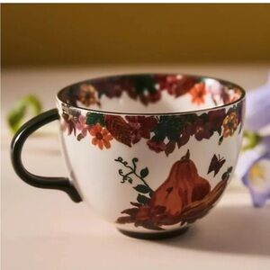 NWT Anthropologie Nathalie Lete Gourd Pumpkin Mug